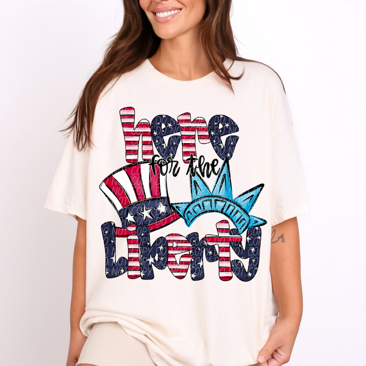 Here For The Patriotic Collection DTF Print