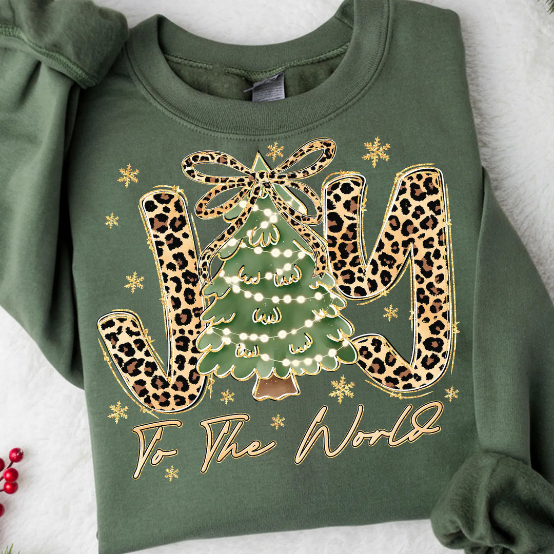 Joy To The World DTF Print