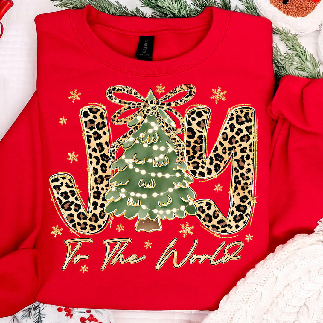 Joy To The World DTF Print