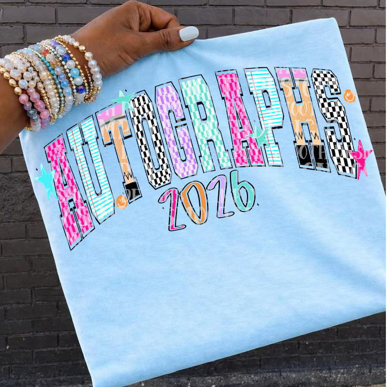 Autographs 2026 DTF Print