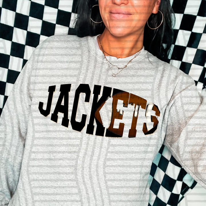 Varsity Clipped Football Mascots DTF Print