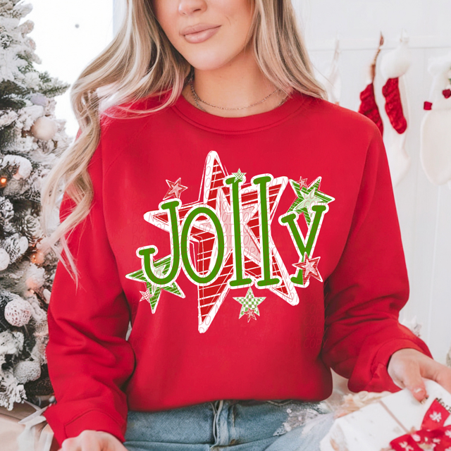 Jolly Stars DTF Print