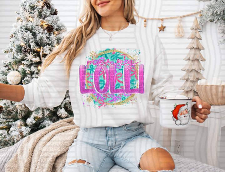 Snowflake Bow Names DTF Print
