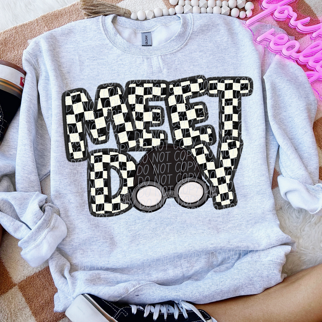 Game Day Checker Sports DTF Print