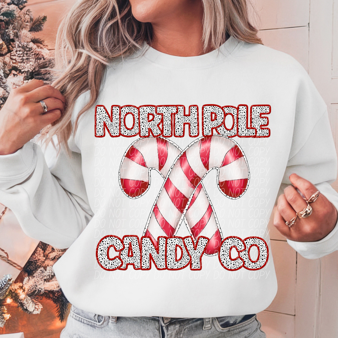 North Pole Candy Co DTF Print