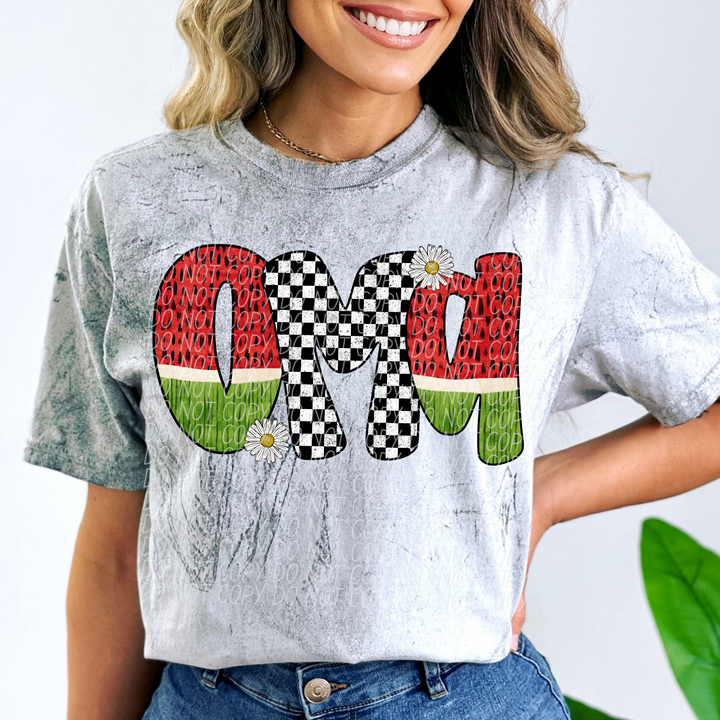 Watermelon Names DTF Print