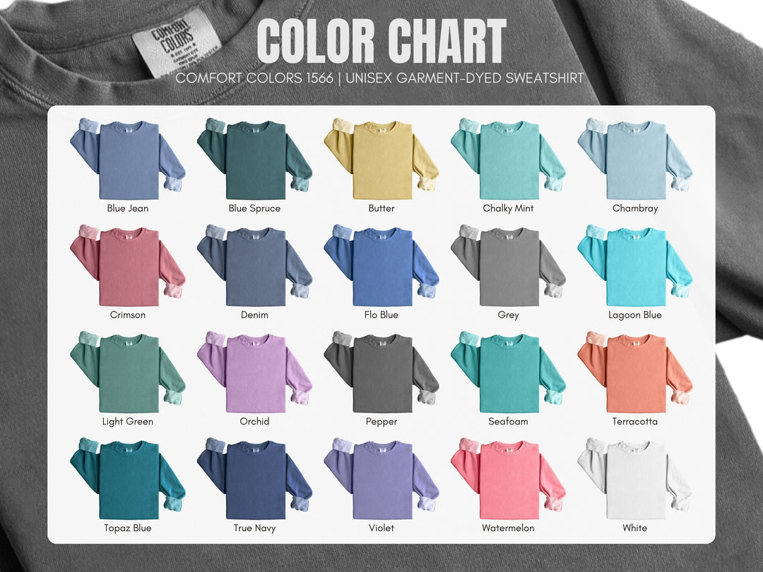 Custom Comfort Colors Sweatshirt