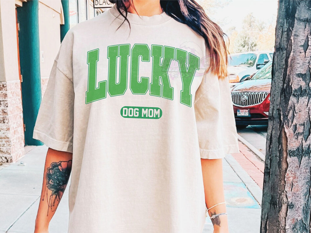 Lucky Dog Mom DTF Print