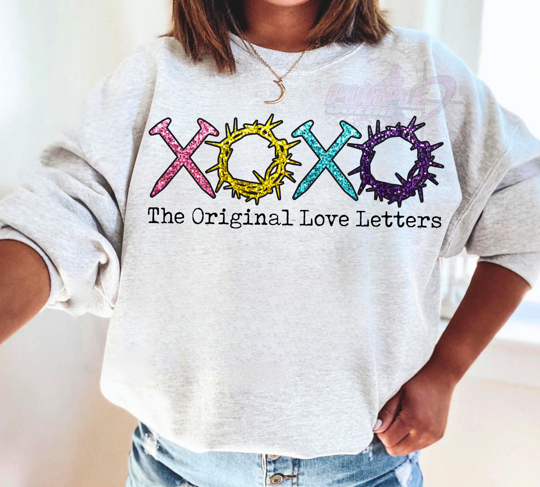 Xoxo Love Letters DTF Print