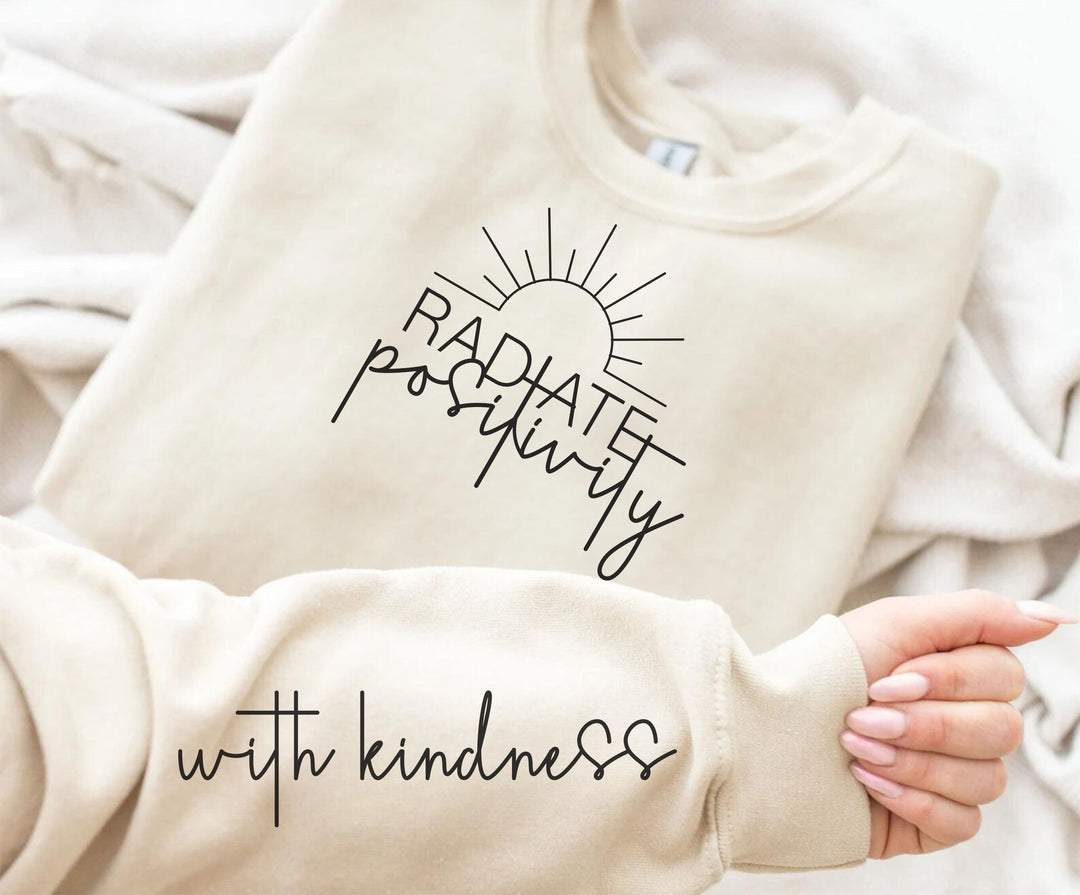 Radiate Positivity SLEEVE DTF Print