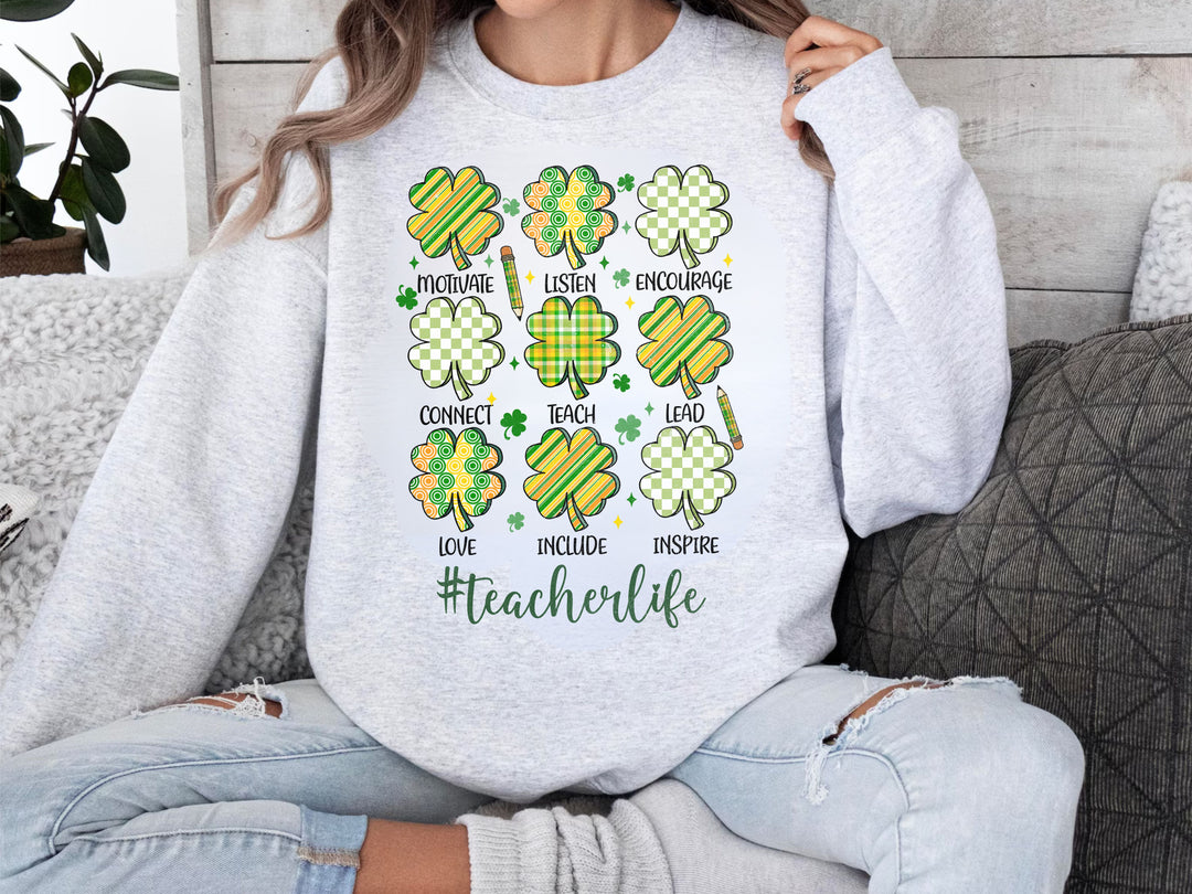 Teacher Life St Patricks DTF Print