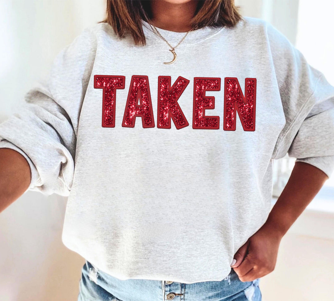 Taken Faux Embroidery DTF Print