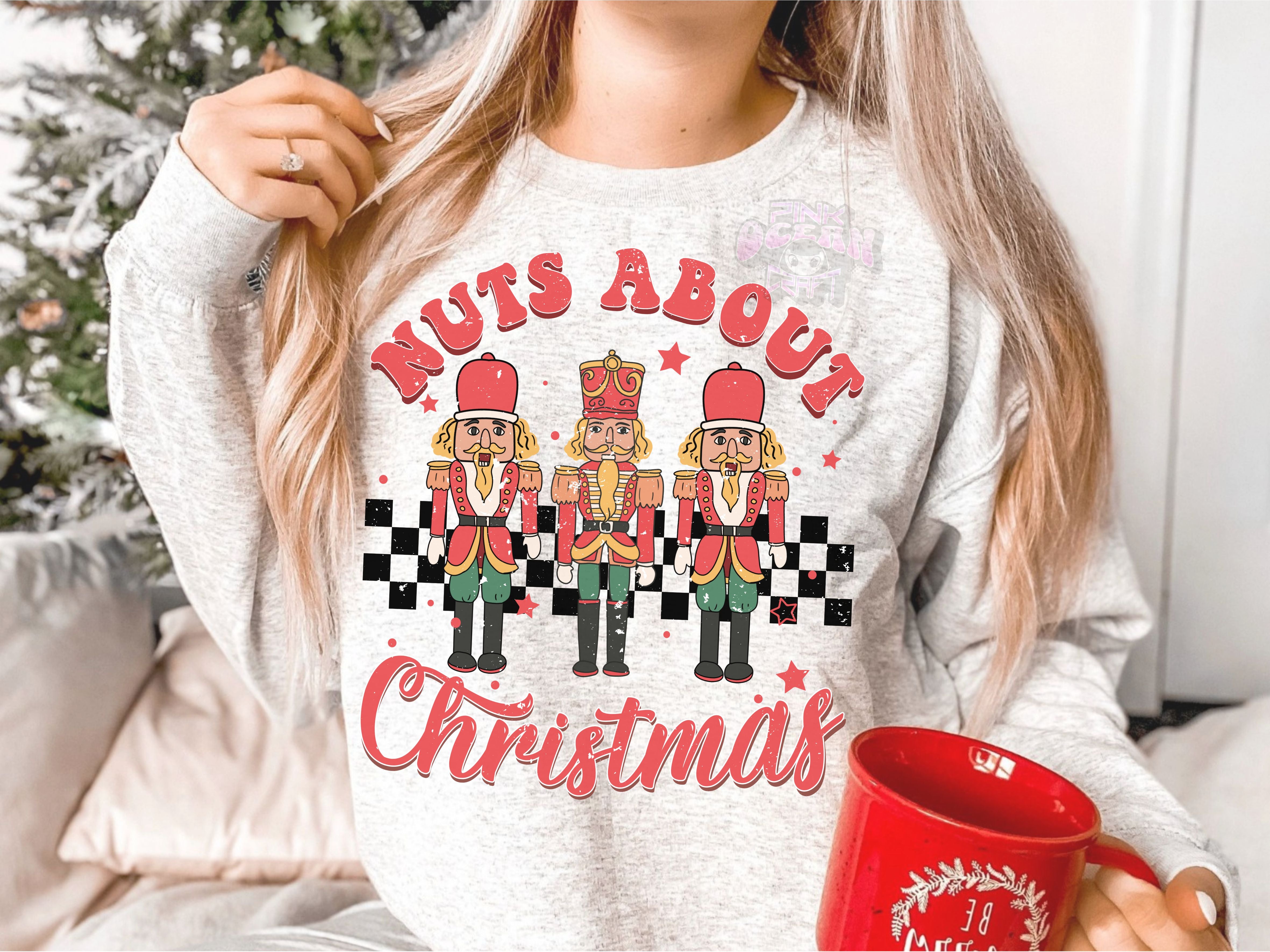 Nuts About Christmas DTF Print