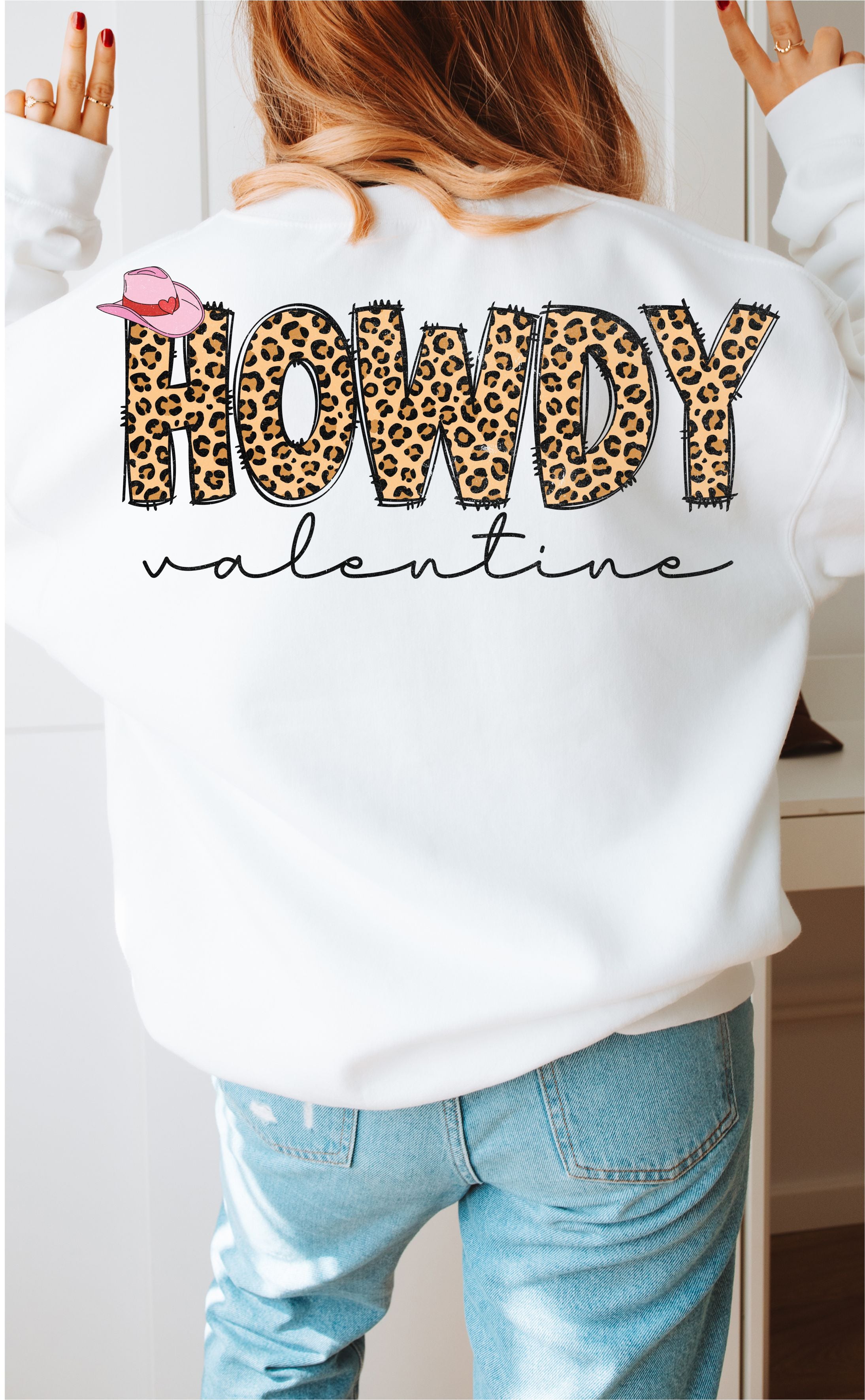 Howdy Valentine DTF Print