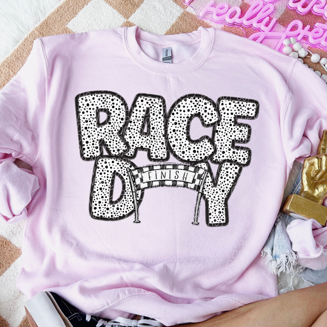 Race Day Dots Collection DTF Print