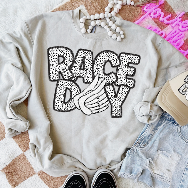 Race Day Dots Collection DTF Print