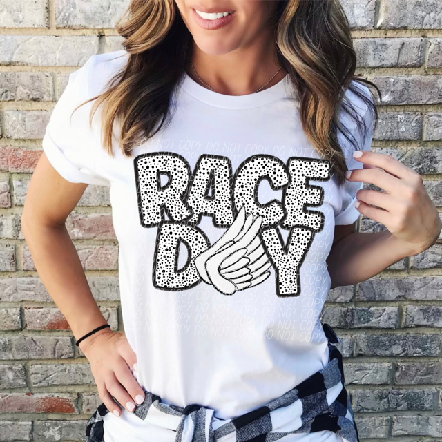 Race Day Dots Collection DTF Print