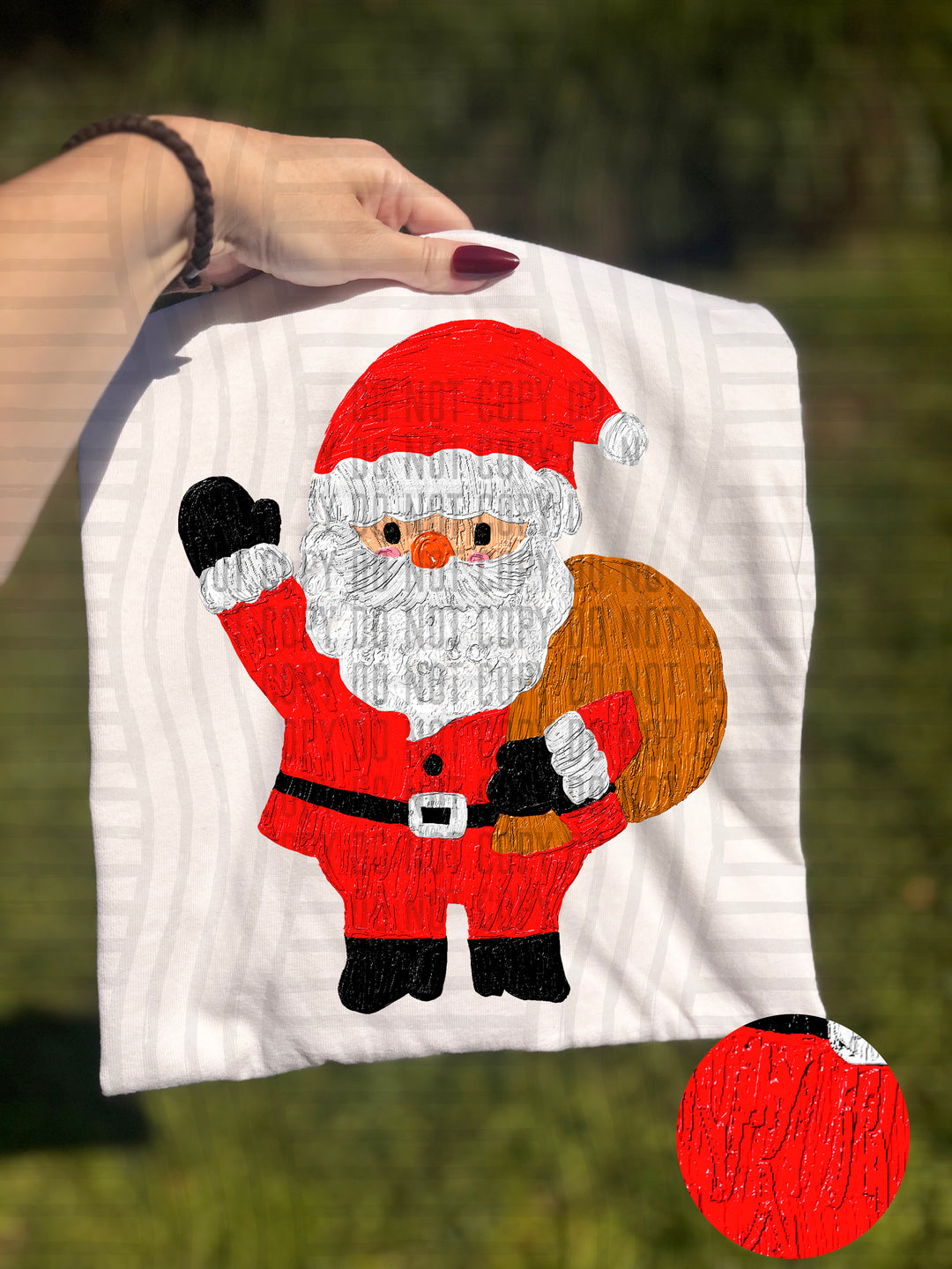 Santa DTF Print