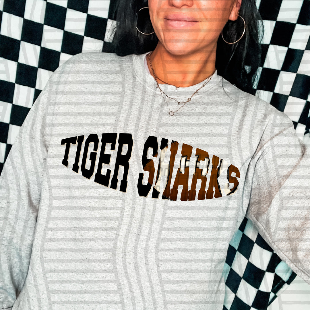 Varsity Clipped Football Mascots DTF Print