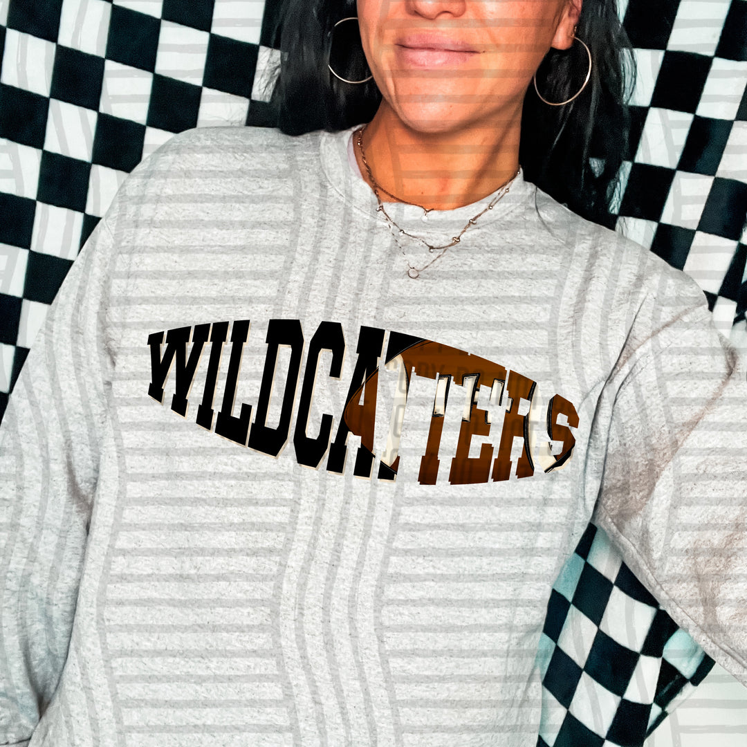 Varsity Clipped Football Mascots DTF Print
