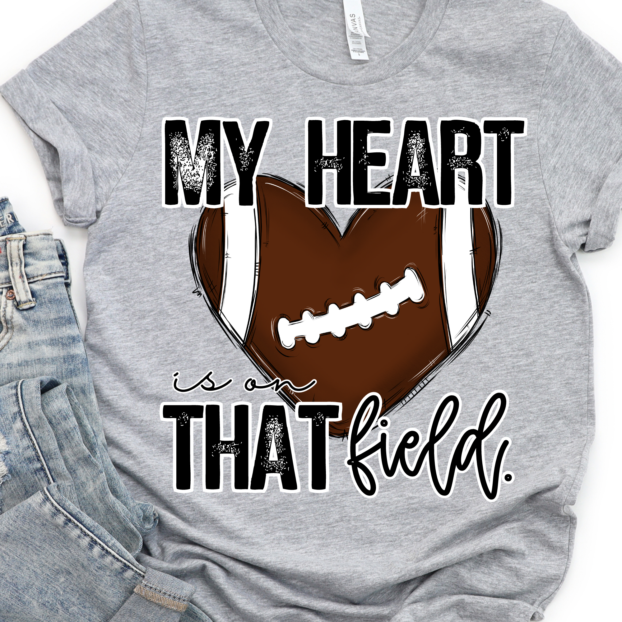 My Heart is on that (Sports) DTF Print