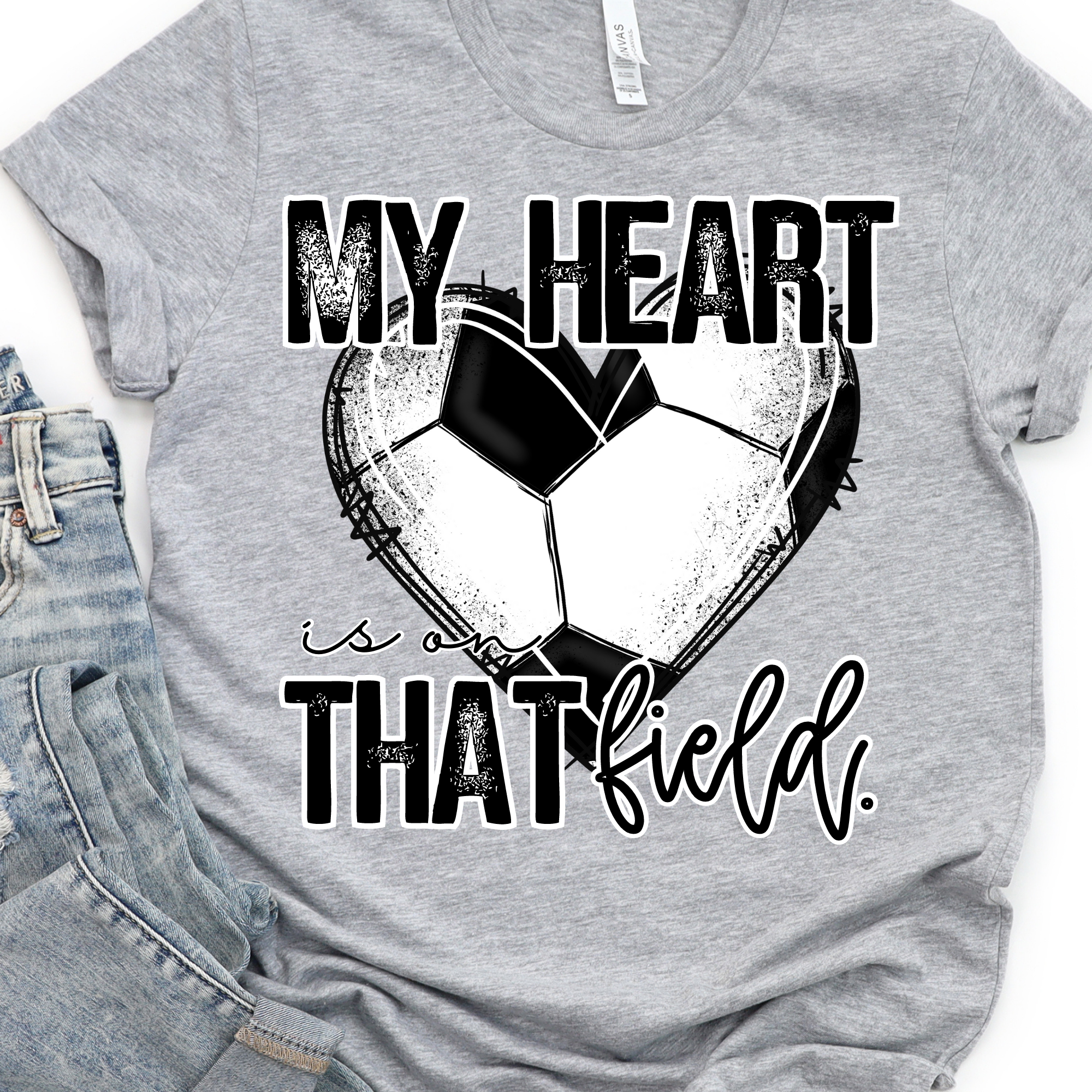 My Heart is on that (Sports) DTF Print