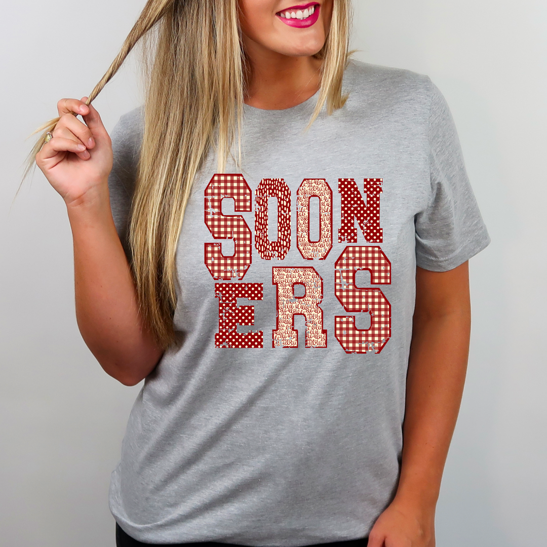 Sooners Patterned DTF Print