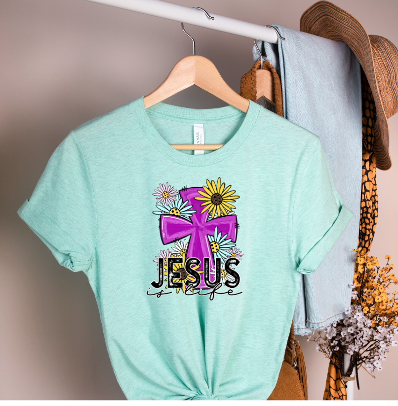 Jesus is Life DTF Print