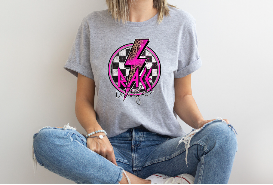 Race Wife DTF Print