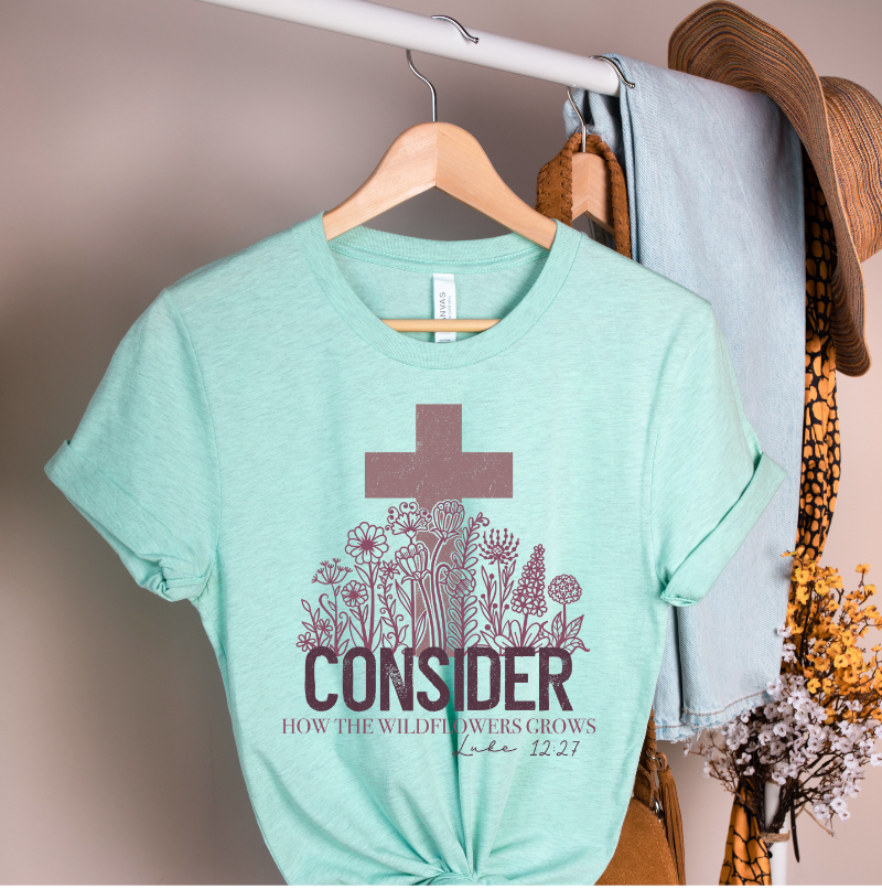 Consider How the Wildflowers Grow DTF Print