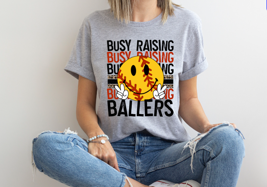 Busy Raising Ballers DTF Print