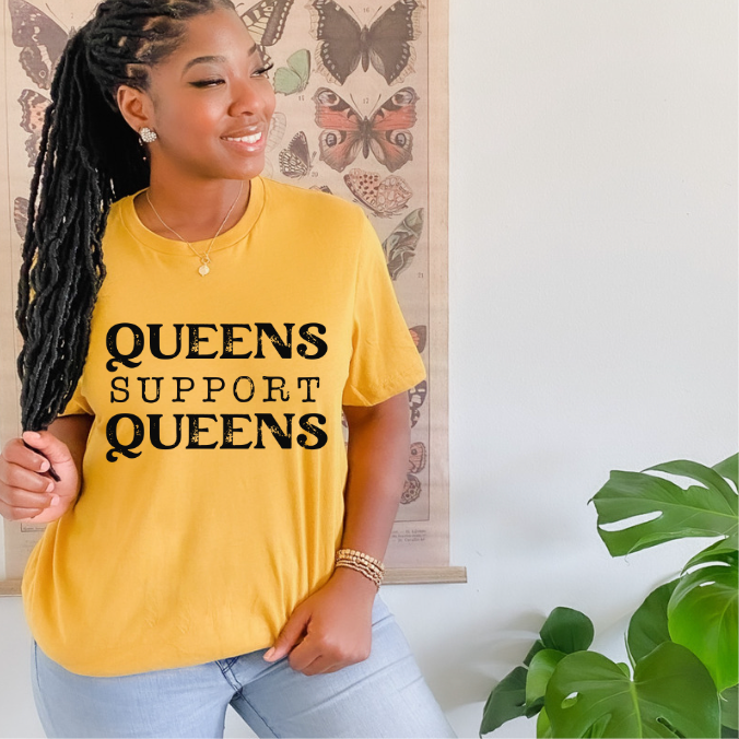 Queens Support Queens DTF Print