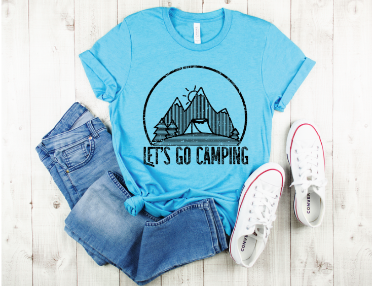 Lets go Camping DTF Print