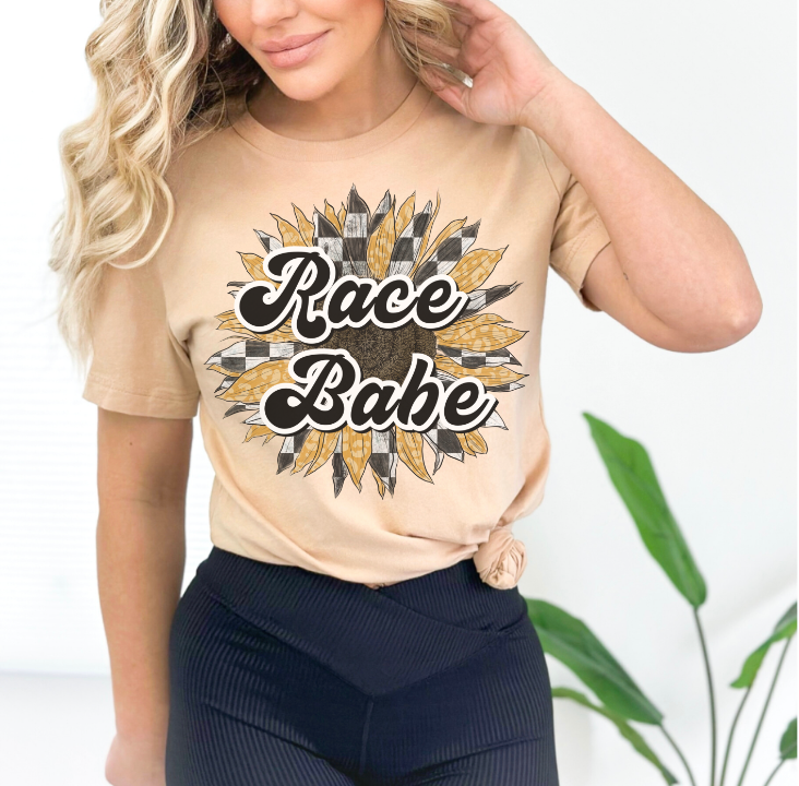 Race Babe DTF Print