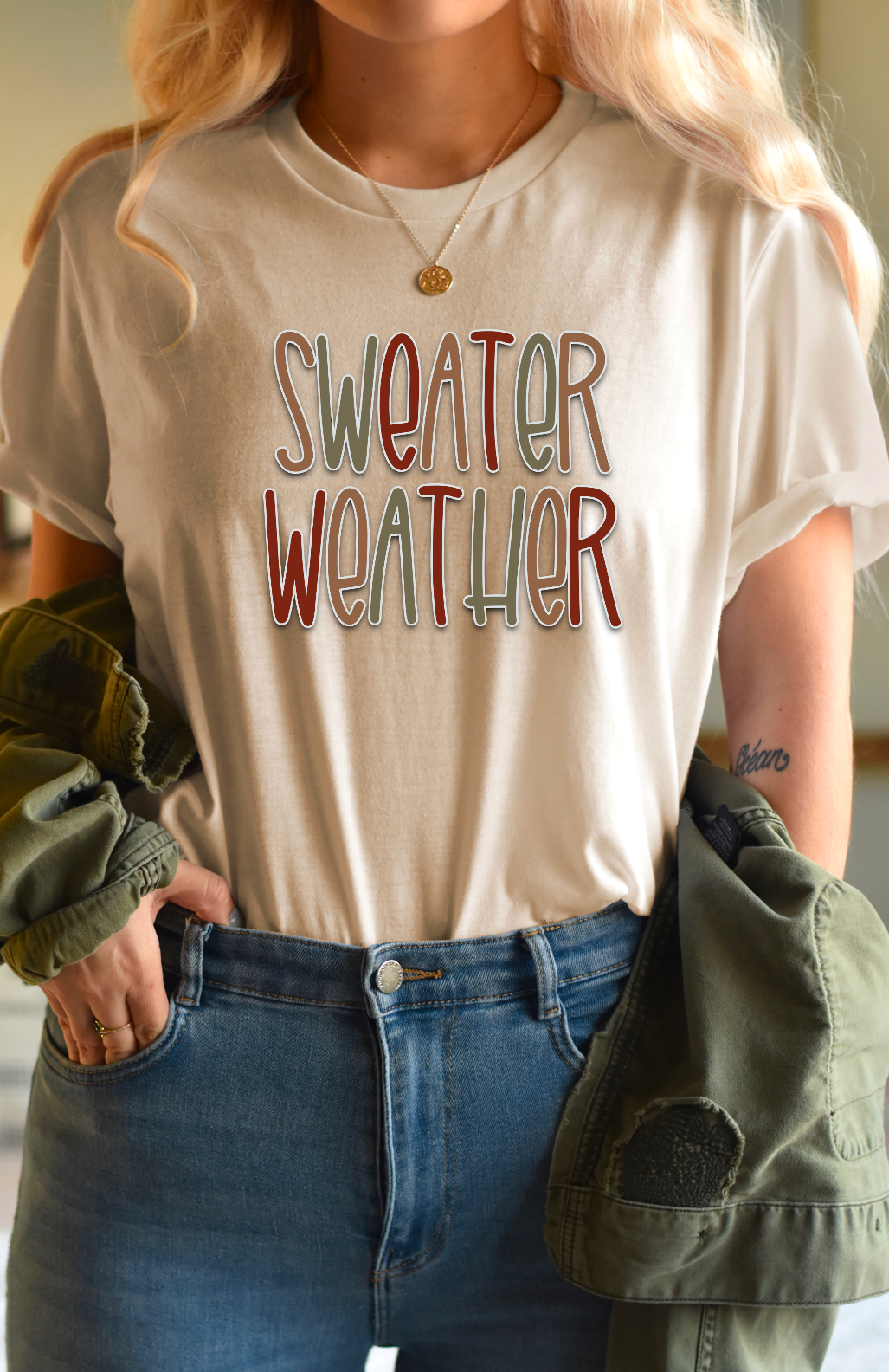 Sweater Weather  DTF Print