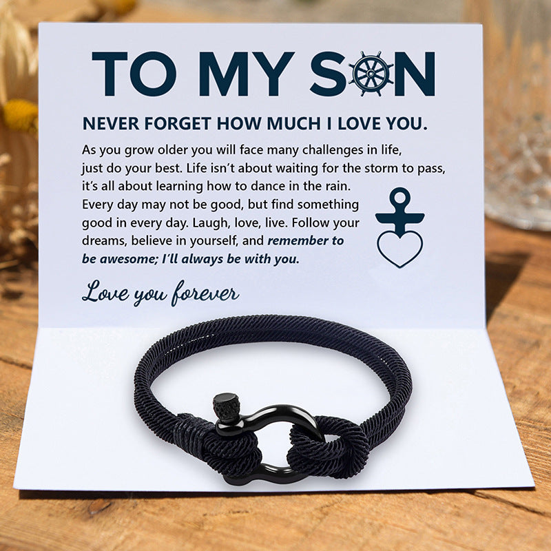 To My Son Bracelet