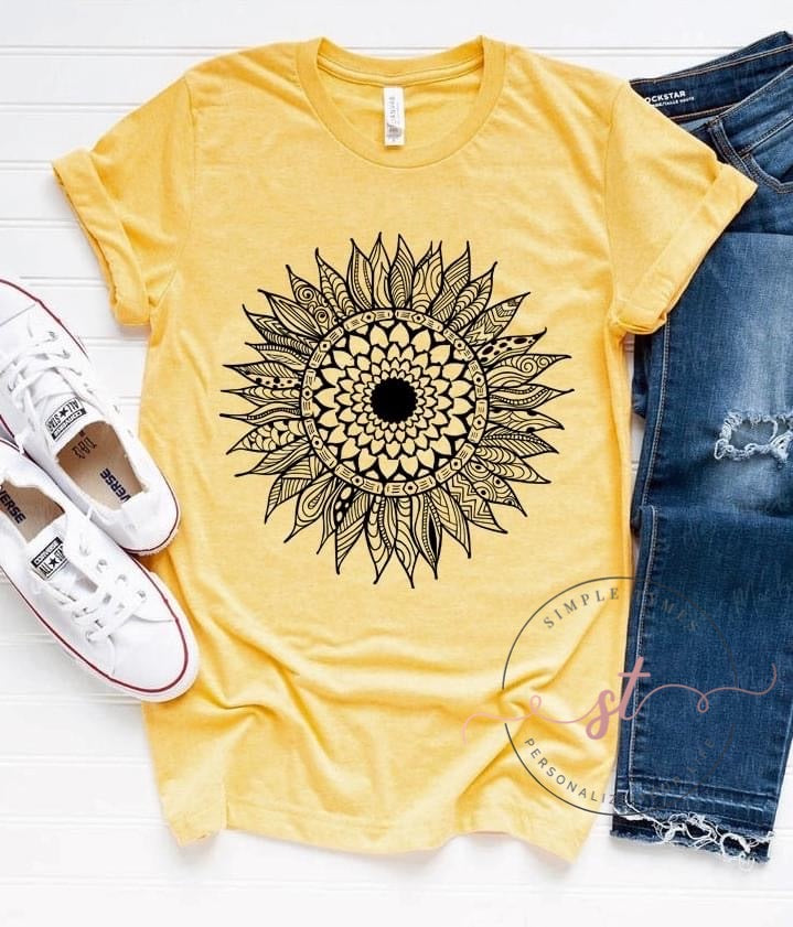 Sunflower DTF Print