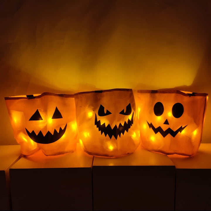 Lighted Halloween Bucket