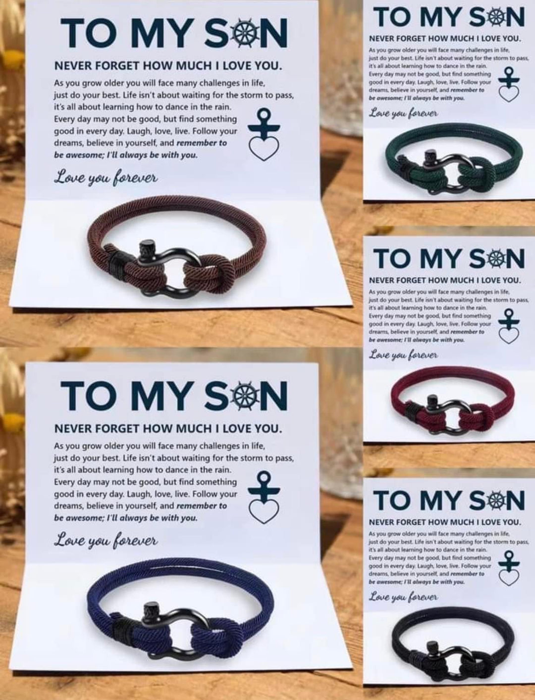 To My Son Bracelet