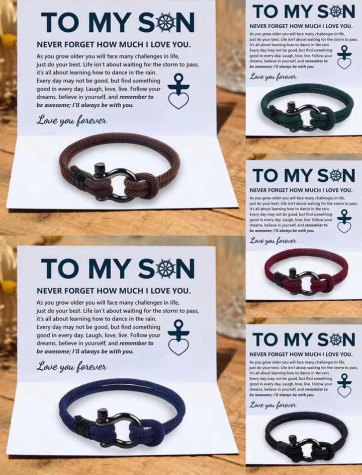 To My Son Bracelet