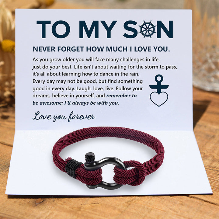 To My Son Bracelet