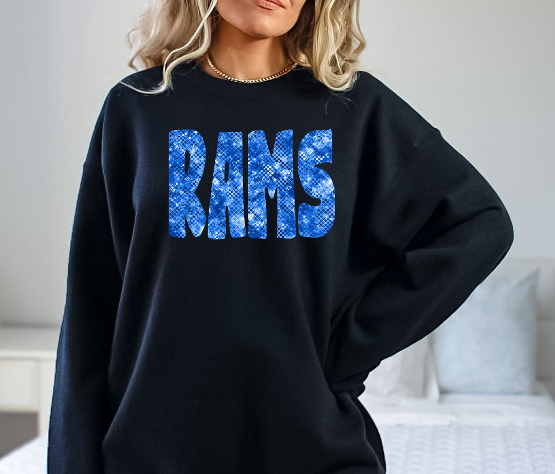 Rams Bling DTF Print