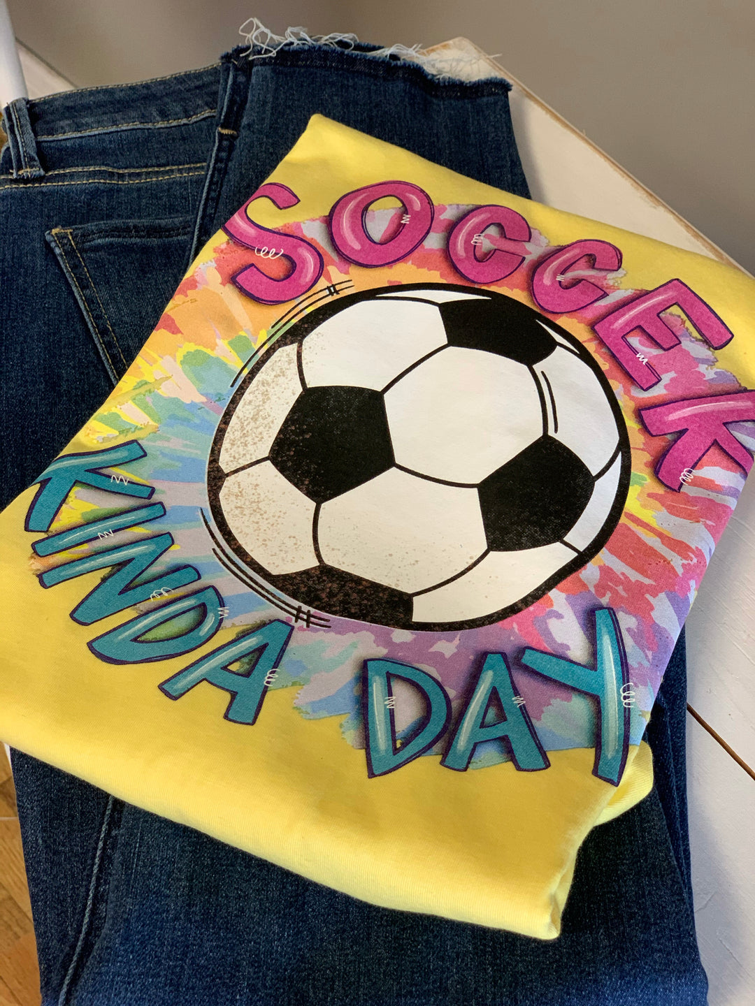 Soccer Kind of Day Screen Print SPORTS67