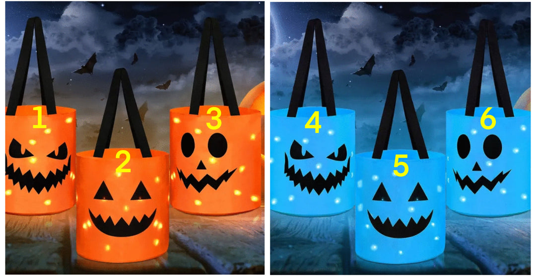 Lighted Halloween Bucket