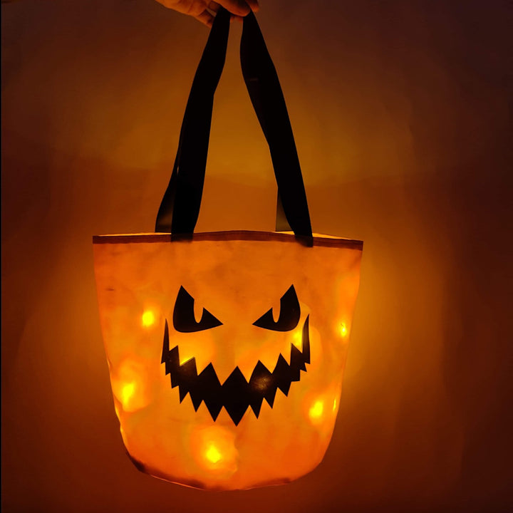 Lighted Halloween Bucket