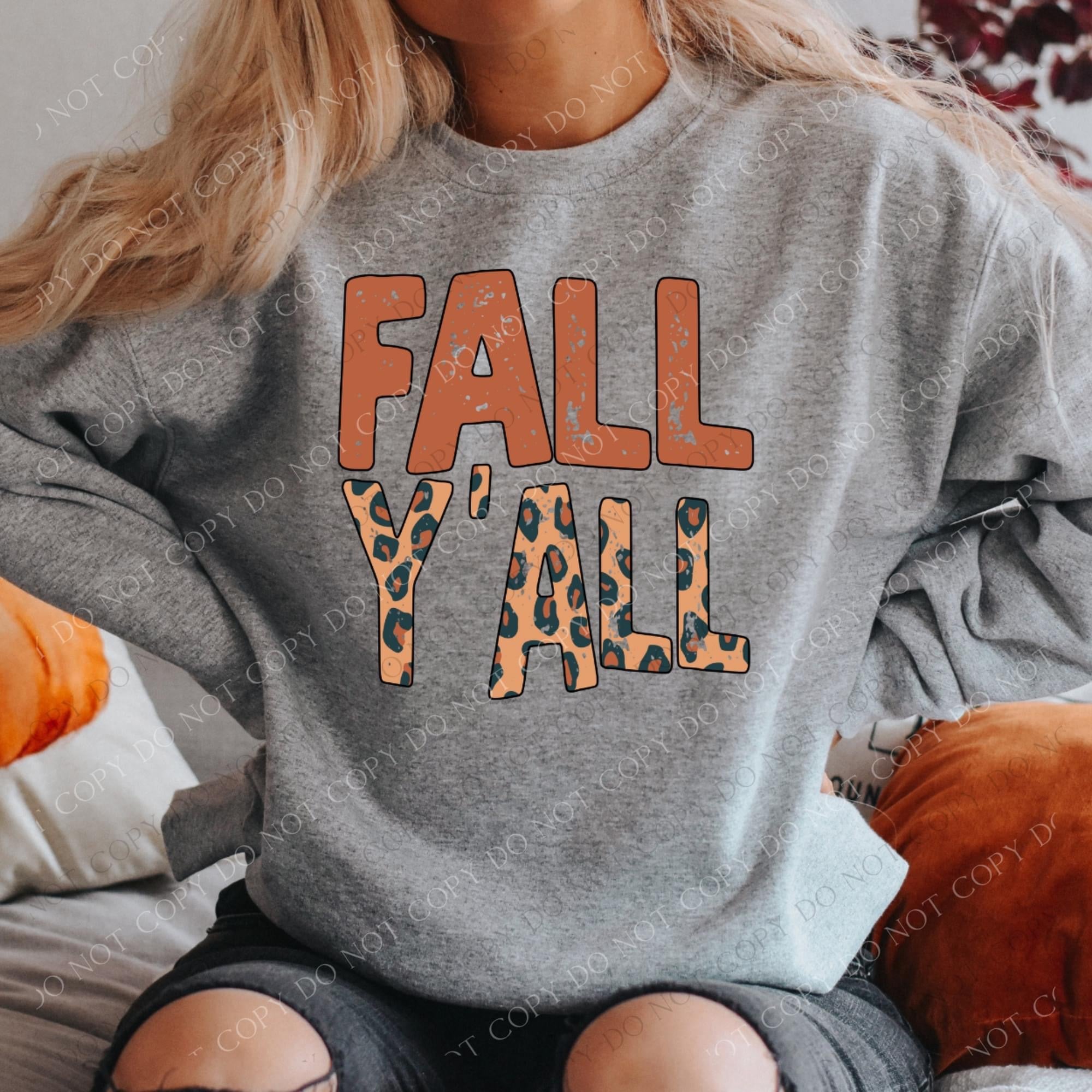 Fall Y’all  DTF Print