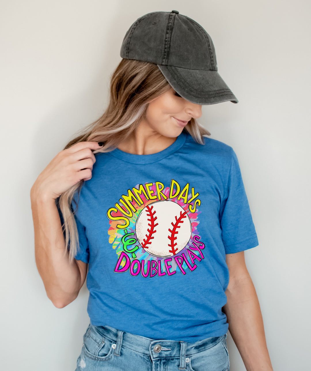 Summer Days and Double Plays Baseball Screen Print SPORTS84