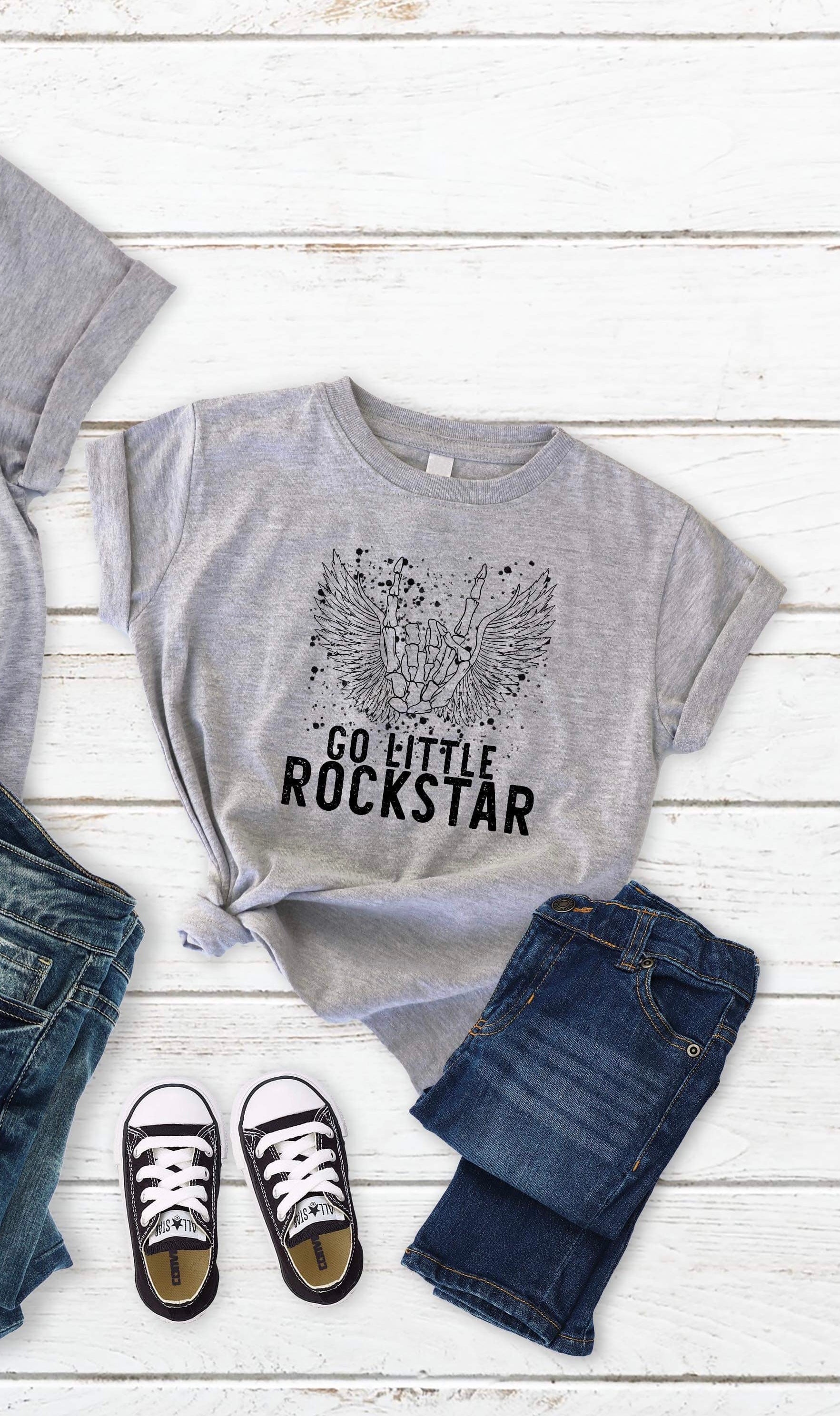 Go Little Rockstar Screen Print N7