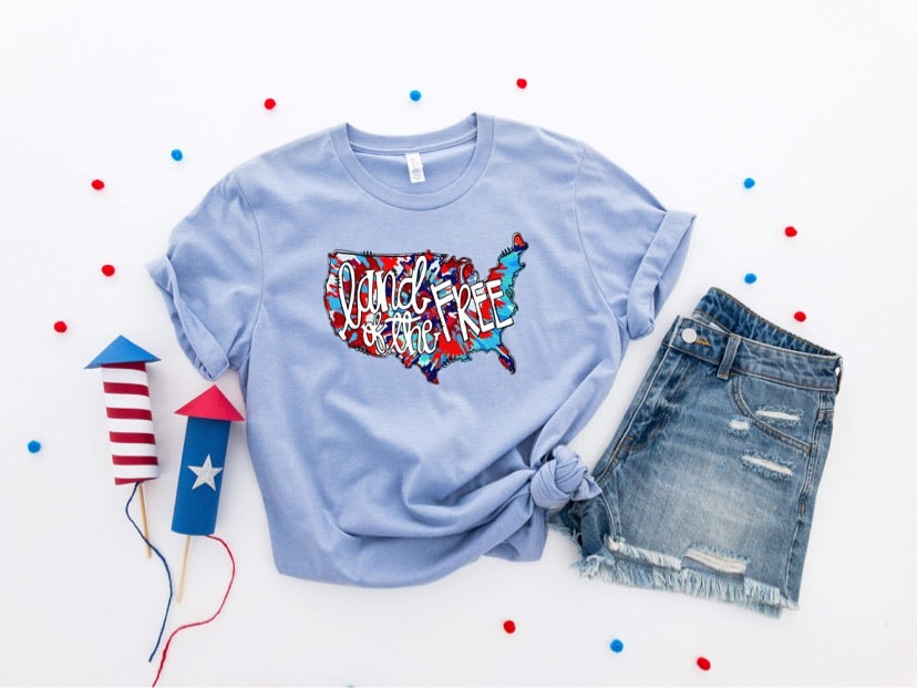 Land of the Free Printed Tee