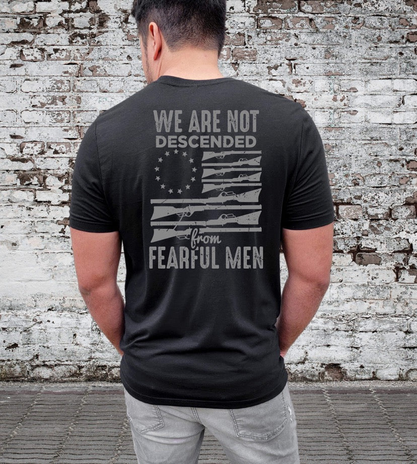 We Are Not Descended From Fearful Men Screen Print (K21)
